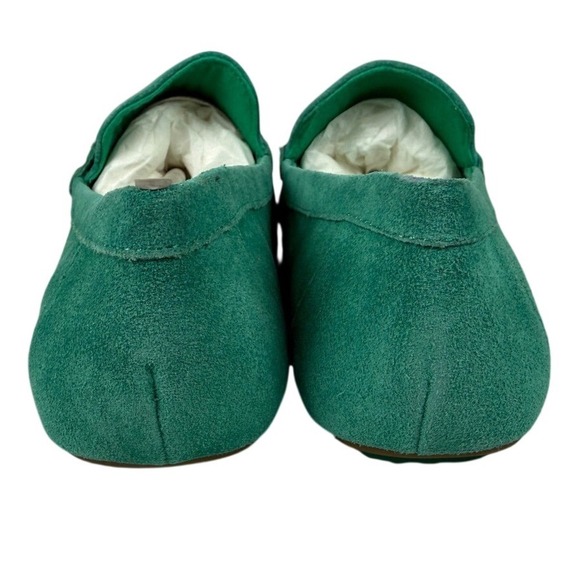 NEW IN BOX Isaac Mizrahi Live! Classic Suede Moccasins, Fresh Mint, Size 8.5 - Picture 5 of 11
